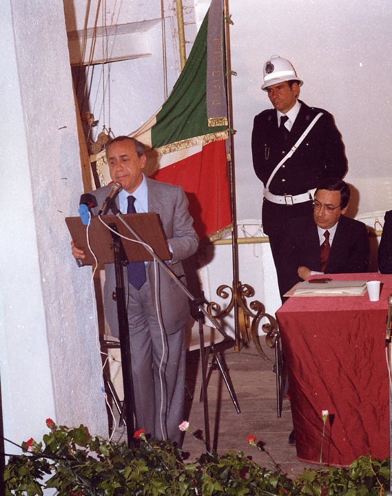 Leonardo Sciascia al Racalmare, 1982