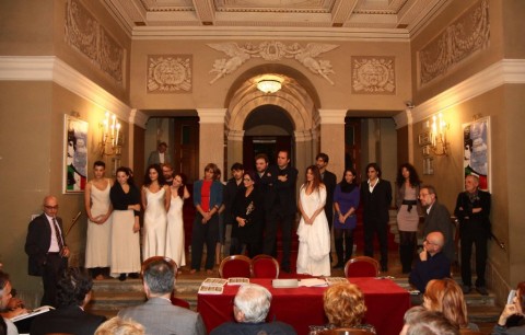 i cantanti di Traviata con Cristina Mazzavillani Muti