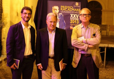 Fabio Stassi, a sinistra, e Valerio Magrelli, a destra di Marcello Sorgi