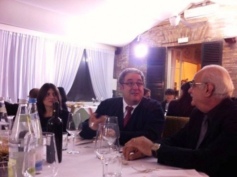 Da sinistra: Sandra Trampetti, consigliere; Maurizio Fucchi, vice presidente; Guido Leoni; rappresentante comune dei soci pensionati.